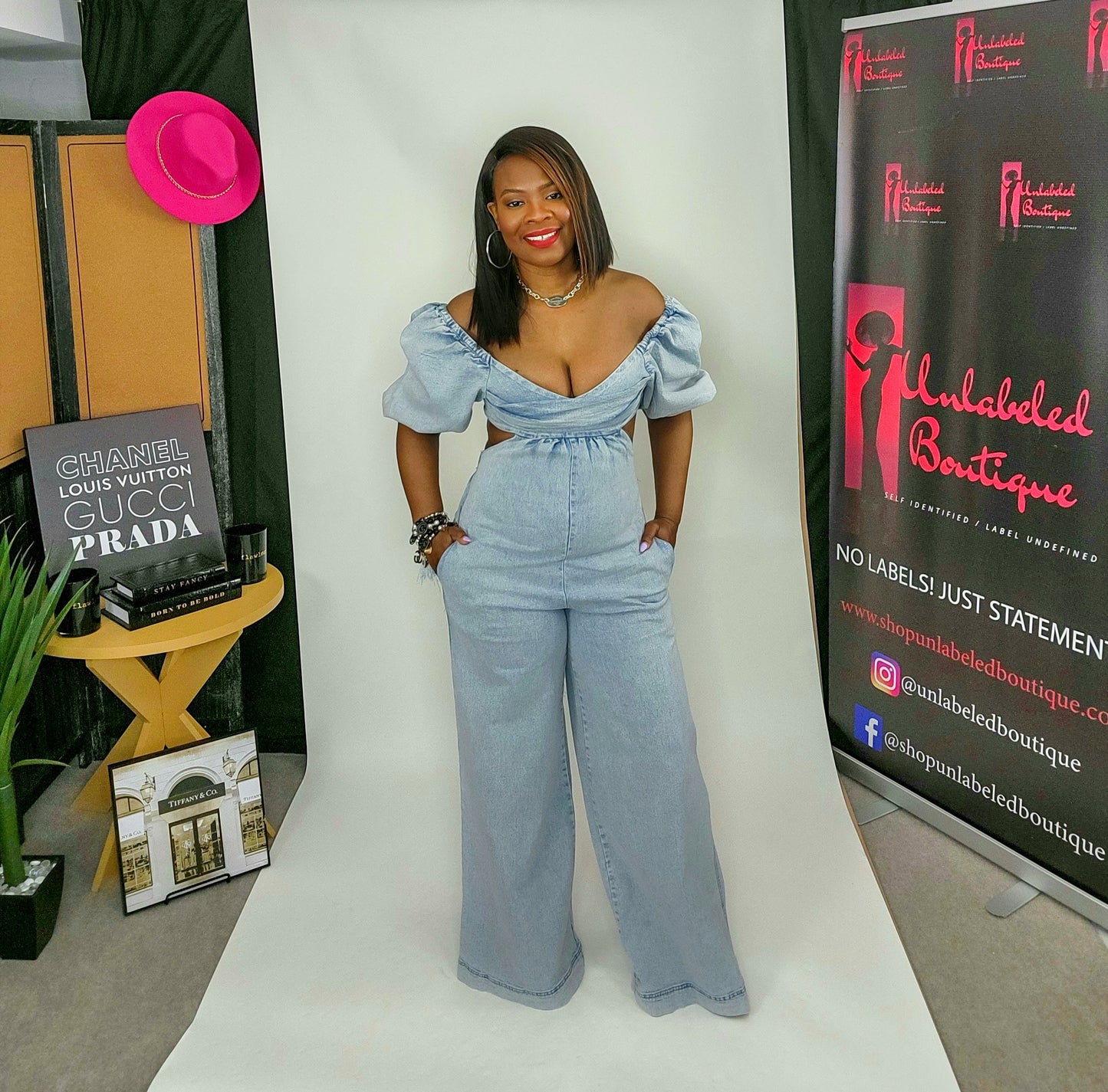 She Got It | Denim Jumpsuit