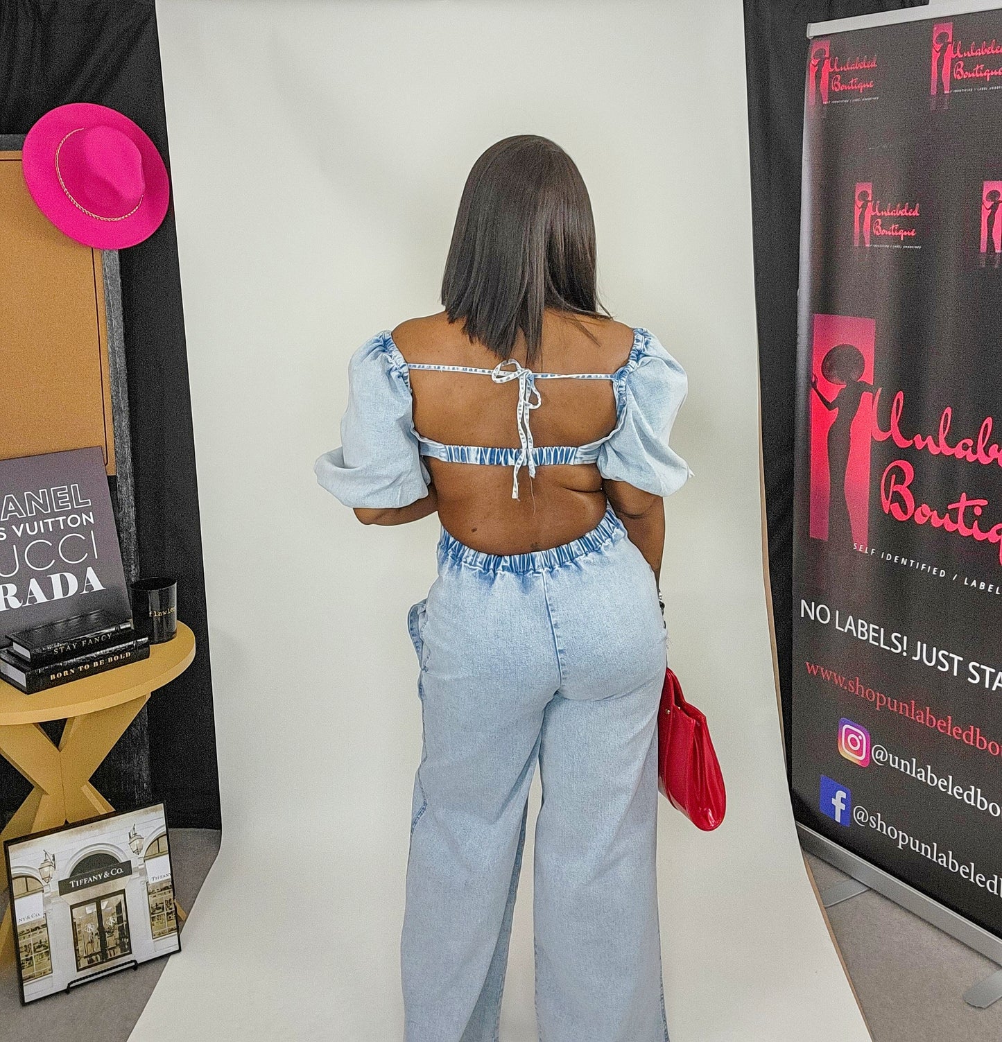 She Got It | Denim Jumpsuit