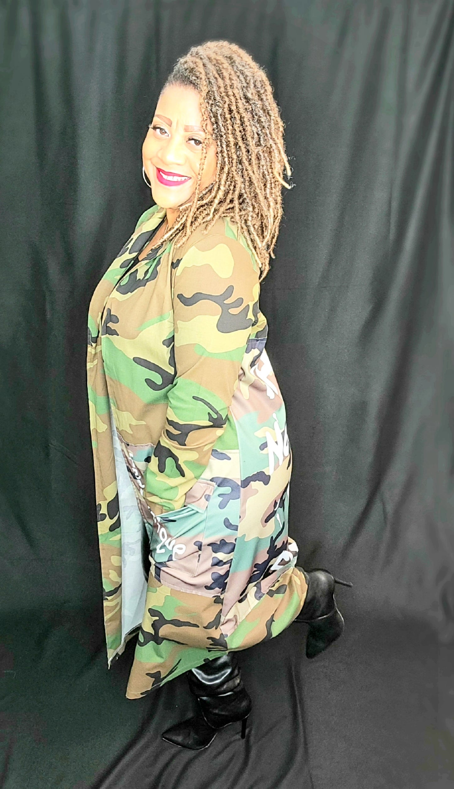 There's Nothing Like a Sistah | Camo Trench Coat